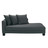 Sofa Lehne links schiefergrau 2/3-Sitzer
