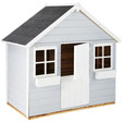 Gartenspielhütte grau Lola