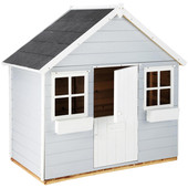 Gartenspielhütte grau Lola