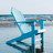 Fauteuil de jardin bleu ciel<br />Portland