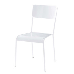 Chaise blanche Edison