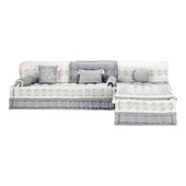 Sitzbank modulares Ecksofa bunt Goa