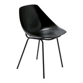 Stuhl schwarz Coquillage