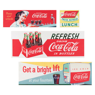 Juego 4 lienzos Coca-Cola