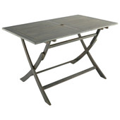 Wood folding rectangular garden table  Saint-Malo