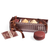 Set of 4 chocolate Macaroon magnets