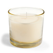 Ivory Glass Candle