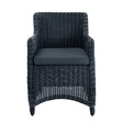 Fauteuil de jardin gris anthracite Porto Vecchio