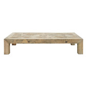 Rechthoekige salontafel in gerecycleerd hout<br />Bruges
