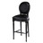 Sedia da bar nera  Louis