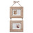 Cadre Double torsade naturel