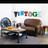 Zitbank 2 plaatsen vast bruin leder <br />Oxford