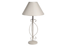 Lampe Volute grau Lampenschirm grau