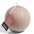 Bougie Boule beige <br /> - Lot de 6