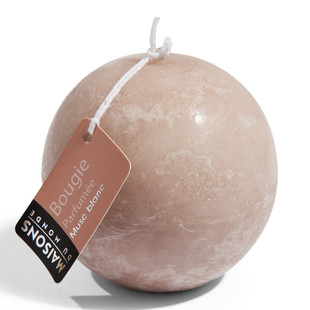 Vela Bola beis <br /> - Lote de 6