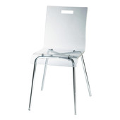 Stuhl transparent Glass