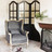 Paravento nero Auteuil