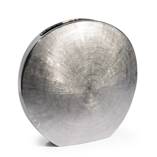 Silver moon vase