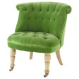 Zetel fluweel groen Constantin