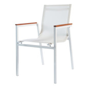 Fauteuil de jardin blanc Antalya