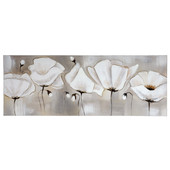 White Flowers Canvas Print
