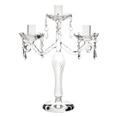 Bougeoir 3 branches Verre
