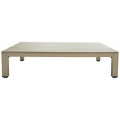 Table basse de jardin taupe Ithaque
