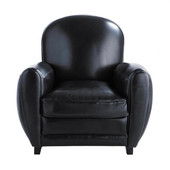 Poltrona nera  Oxford