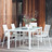 Tavolo da pranzo bianco Antalya