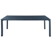 Table de jardin rectangulaire gris anthracite<br />Square Garden