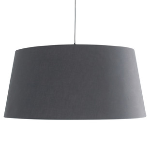 Drum pendant lamp in grey