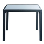 Table de jardin carrée gris anthracite<br />Alicante