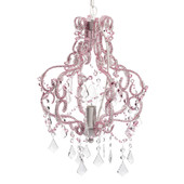 Lustre rose Nymphe