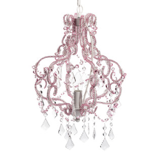 Lustre rose Nymphe