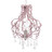 Lustre rose Nymphe