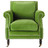 Fauteuil velours vert Baudelaire