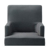 Housse ardoise fauteuil de bar  Lounge