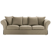 Viersitzersofa, nicht ausziehbar, taupe  Roma