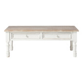 Table basse blanche Amélie
