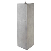 Santarem grijze olielamp groot model