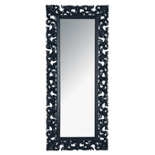 Miroir Rivoli noir 80x190