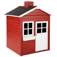 Gartenspielhütte rot Grenadine