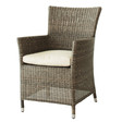 Fauteuil de jardin marron Bali