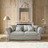 Sofa Light grey, seats 3/4 <br />Sweet home