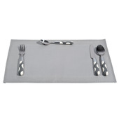 Set de table Cybercafé argent <br /> - Lot de 4
