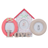 Cadre 3 vues Lovely birdcage