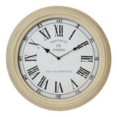 Wandklok Bistrot beige
