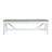 Banc de jardin blanc Rhode Island