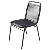 Sedia vintage nera Scoubi