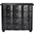 Commode noire Gustavia